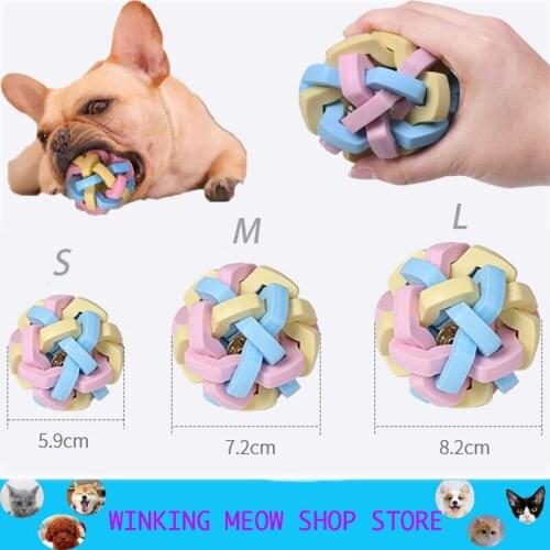 New Pet Dog Toy Interactive Rubber Balls Squeaky Large And Medium Sized Dog Cat Puppy Chew Toys Ball Teeth Chew Toys Tooth Small