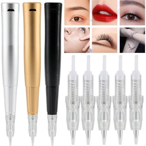 Hot Selling Wireless 3 Level Battery Portable Rechargeable Permanent Makeup Machine Pen for sale