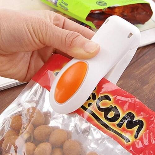 Lovely Impulse Heat Sealer Food Saver For Plastic Bags Package Portable Mini Sealing Household Machine Capper Mini Gadgets
