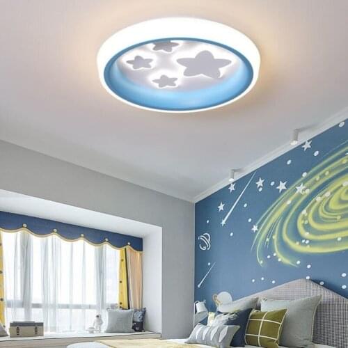 Simple Childrens Room Light North Europe Ceiling Lights Bedroom Boys And Girls Study Creative Restaurant Led Ceiling Lamp