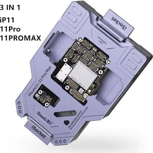 Qianli 3 in 1 iSocket Motherboard Test Fixture For IP11 11Pro 11Promax mainboard Upper and Lower Separating Diagnostic Testing