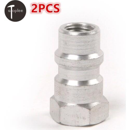 Rustproof 2PCS R12/R22/R502 Screw To R134A Fast Conversion Adapter Valve 1/4'' to 8v1 Thread 25mm Connector Adapter Switch