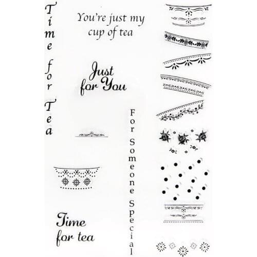 15x21cm Ornament Transparent Seal Clear Stamps Silicone Seal TPR Halloween Christmas Roller Stamps DIY Scrapbook Album Card