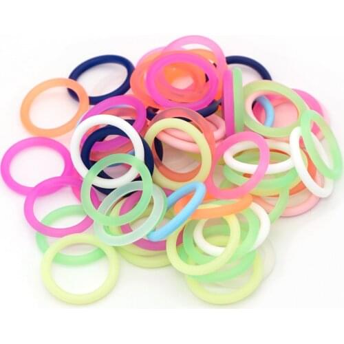 Sutoyuen 10pcs BPA Free Silicone Adapter O Rings Inner Size 21.5mm Match for Baby NUK MAM Dummy Pacifier Clip Chupeta Holder