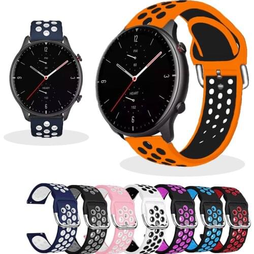 Silicone Smart Watch Strap For Xiaomi Huami Amazfit GTR /GTR/Amazfit Bip Bracelet Smartwatch For Garmin Vivoactive 3 4 Wristband