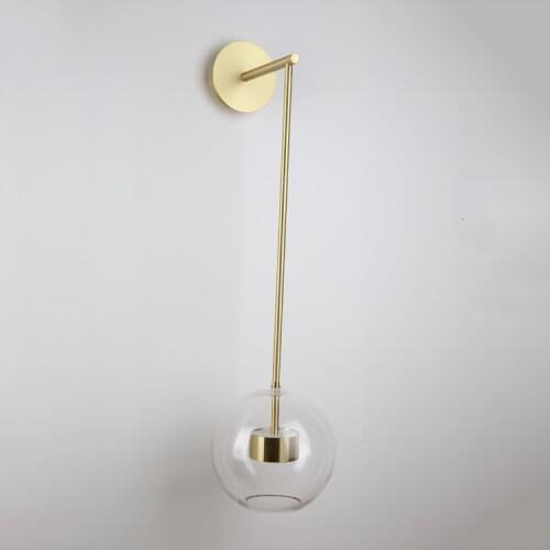 Modern Glass Hanging Pendant Wall Lamp For Hotel Steam Punk Wall Light Fixture Light Fixtures lampara de pared