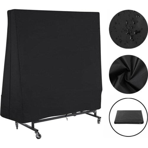 Oxford Cloth Pings Pong Table Cover Dustproof Cover for Indoor Ourdoor Waterproof Table Cover Shade Accessories 36x85x160cm