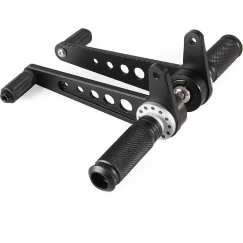 Universal Cafe Racer Motorcycle Aluminum Foot Pegs Rearsets Footrest For SUZUKI Custom Bobber for HONDA CB KZ GT GB RD XS