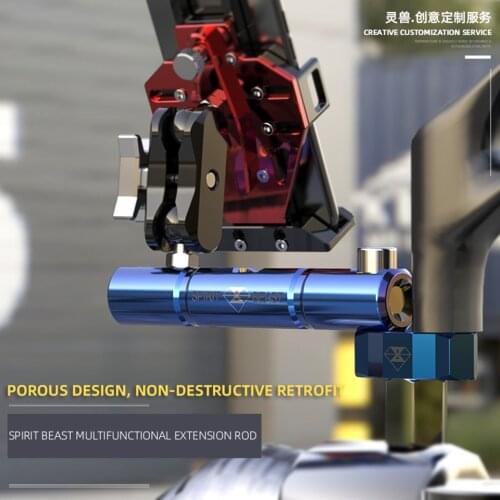 SPIRIT BEAST Universal Motorcycle Spotlight Bracket Rail Motocross Handlebar Multi-function Expansion Rearview Mirror Bracket