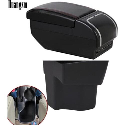 Vietnamese Version for Kia RIO Armrest Box Kia RIO Car Central Armrest Conversion Accessories Car Styling USB Charging