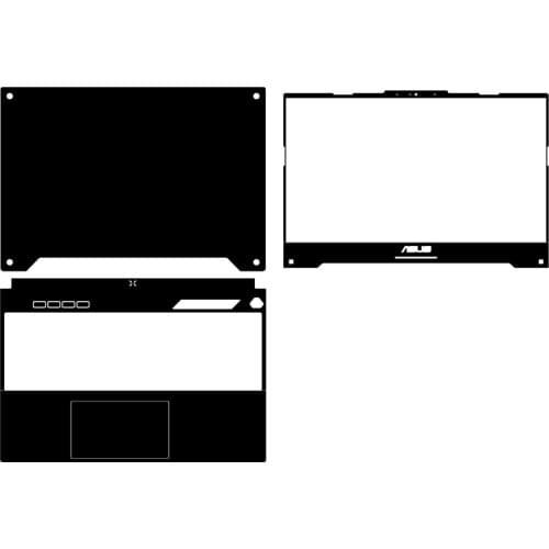 Laptop Carbon Skin Sticker Cover For ASUS UX501 UX501JW UX501VW/FX53 FX53VW FX53VD/UX310 UX310UA UX310UQ/X553 X553M X553MA X553S