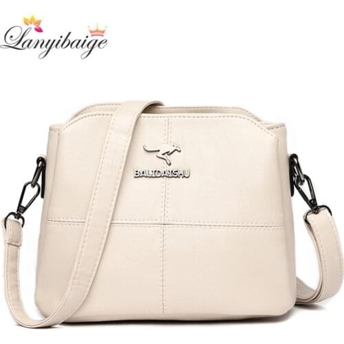 High Quality Cossbody Bags for Women 2021 New Small Simple Shoulder Bags Luxury Designer Handbag PU Leather Tote Bag Sac a Main