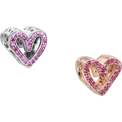 Original Free Shipping Women Cheap Charm Pendant Valentines Day Autumn 2021 Jewelry 100% Real S925 Sterling Silver Beads