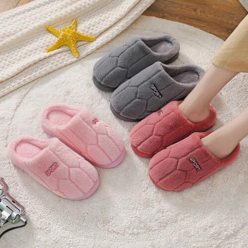 Winter Women indoor slippers Man slippers Warm Home Shoe Plush Slippers Couples Warm Slippers Soft Shoes For Man Floor Slides