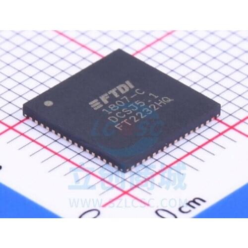 5 PCS/LOTE FT2232HQ FT2232HQ-REEL FT2232 QFN-64 100% Brand new and original