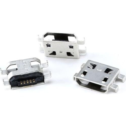 10/5Pcs Micro USB 5pin B Type Female Connector For Mobile Phone Micro USB Jack Connector 5 pin Charging Socket