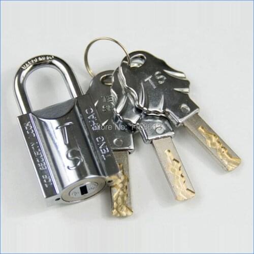 10 pieces 28mm zinc alloy antirust keyed alike flat key padlock metal box door lock