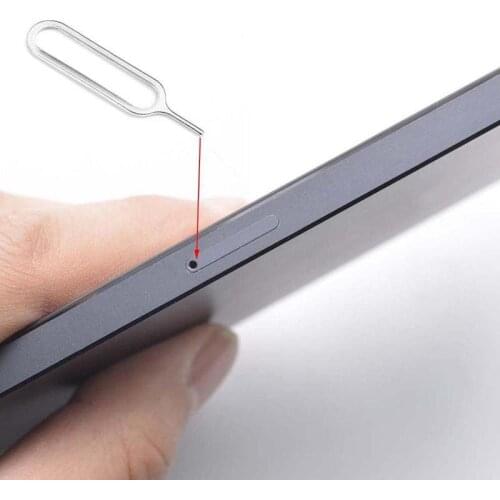 100pcs Sim Card Eject Pin Key Tool Needle Sim Card Tray Holder Eject Pin for Iphone All Models for Xiaomi Variety Smart Phone
