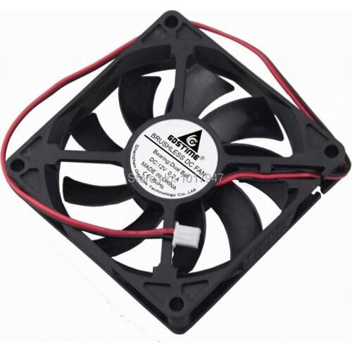 5 Pieces lot Gdstime 8cm 80mm x 15mm PC CPU Computer Cooling Case Fan 12V DC Daul Ball