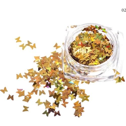 Shiny Butterfly Glitter Lip Gloss Glittering DIY Decor 12 Colors Butterflies Laser Flakes Lipgloss Base Mix Decorations 3g