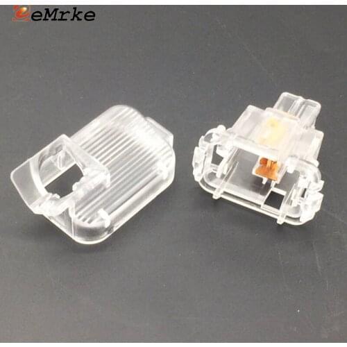 EEMRKE DIY Car Camera Bracket License Number Plate Lights Housing Mount for Mazda 6 Sedan 2013 2014 2015 2016 2017 2018