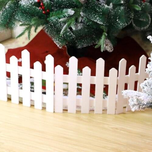 Hot Sale Portable Christmas decorations Christmas tree fences High Quality wooden fences
