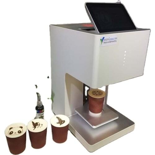 Latte Art Coffee Machine drink printer with Touch Screen