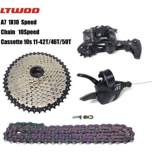 LTWOO A7 Mountain Bike Folding Bike Bike 10 Speed Small Set Mix and Match Kit Colorful Chain 1x10 Speed Small Set
