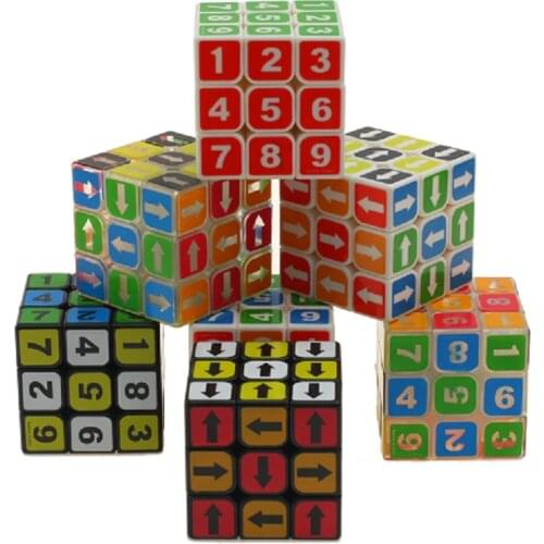 Zcube Sodoku 3x3x3 magic cube boys toy Stickerless Puzzle neo cube sudoku Magic Cube Puzzle Toys for Competition Challenge