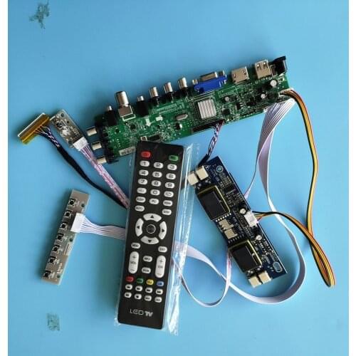Kit For LTM220M1-L01/LTM220M1-L02 screen Panel digital 30pin HDMI USB LVDS 1680X1050 4 CCFL controller board DVB-C AV 22"