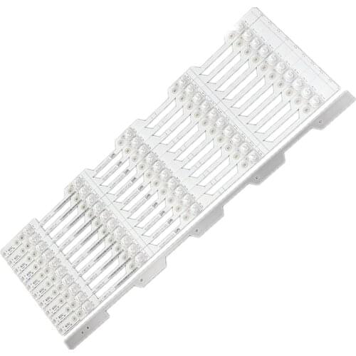 100% New 11pcs/Kit LED strip for 60 TV H60NEC5600 HD600N3U22 L2B Hisense 60 HD600N3U22 11x5 3030C d6t 2d1 W15 5S1P REV V0 238922