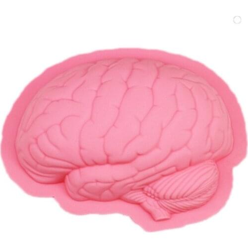 Luyou New Arrival Creative Brain Shape Silicone Cake Mold Cake Baking Tools Cake Decorating Tools IT021