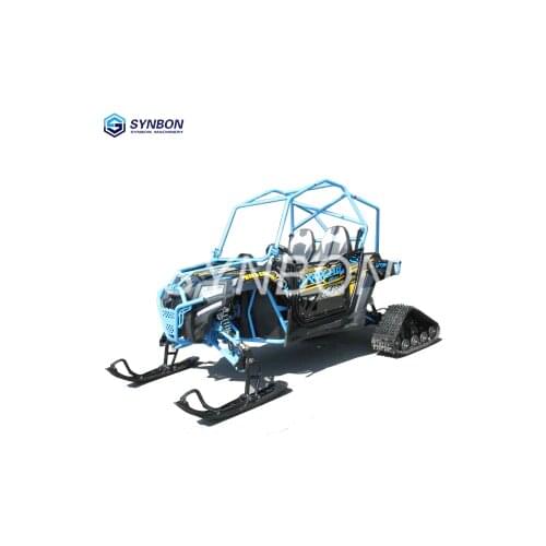 SYNBON Kart beach buggy Snowmobile buggies UVT ATV Off-road Vehicle ​​go Karts Petrol Engine Tracked Vehicle Snowmobile SY400S