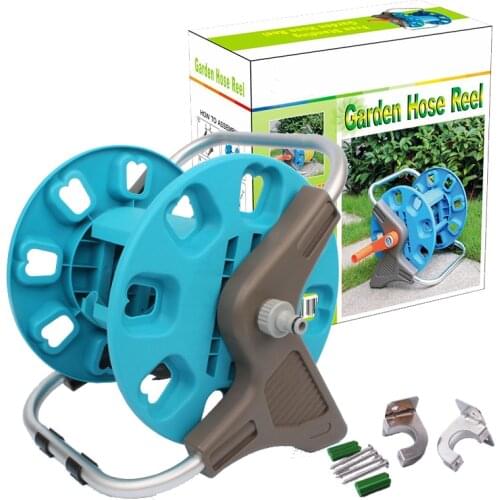 Alloy Aluminum Water Garden Hose Reel Cart Holder