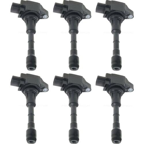 Pack of 6 Premium Ignition Coil for 07-12 Infiniti Nissan V6 V8 3.5L 5.0L UF550