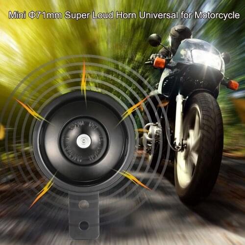 Motorcycle Scooter Waterproof Electric Bike Horn Vehicle Scooter Bike Cycling Loud Bell Trumpet Super Loud Motorbike ClassicHorn