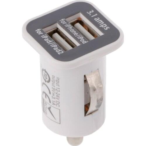 Auto High Quantity Dual USB Charger Adapter Socket Car Cigarette Lighter Charge QW