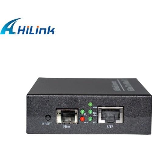 10G Ethernet fiber media converter Auto-Negotiation 10G/5G/2.5G/1G/100M Copper to 10GBASE-X SFP