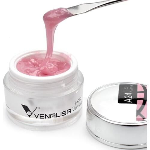 15ml VENALISA Jelly Builder Nude Color Gel Beauty Glitter Effect Extension Camouflage Gel Soak Off Fast Building Gel Varnish