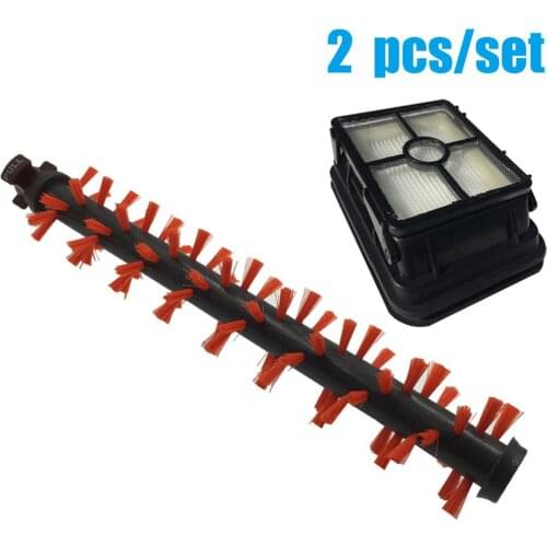 2pcs/set Rugs Carpets Brushroll & HEPA Filter for Bissell Crosswave 1785 Series Vacuum Cleaner Parts 1785, 17852, 2303, 2305