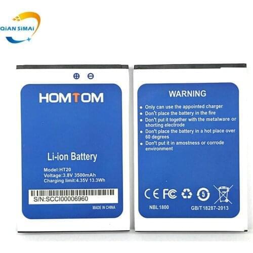 5PCS New High Qualtiy Homtom HT20 Battery for Homtom HT20 Pro mobile phone in stock+ Track Code