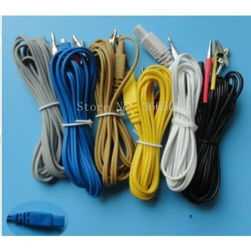 6pcs/lot Electrode Pads Therapy cable parts for KWD-808I KWD808 I KWD-808 I KWD 808 I KWD808-I nerve muscle stimulator Machine