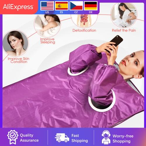 2021 New Far-infrared Sauna Blanket Stretchable Hand Sleeve Design Digital Thermal Sauna Blankets Used For Body Shaper Sliming