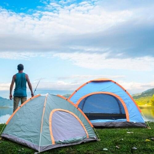 Automatic Outdoor Camping Tent Waterproof Anti UV Beach Tent Ultralight Pop Up Tent Summer Sea Sun Shelters Awning Sunshade