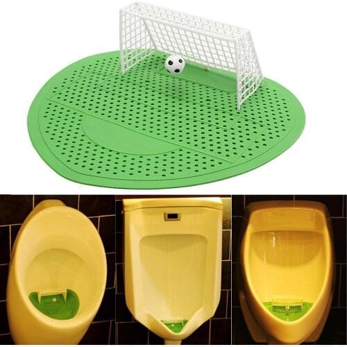 Goal Urinal Football Shooting Mat Urinal Male Toilet Mens Clean Urinal Deodorant Tool Leather Bathroom Pad Aromatic L5A2