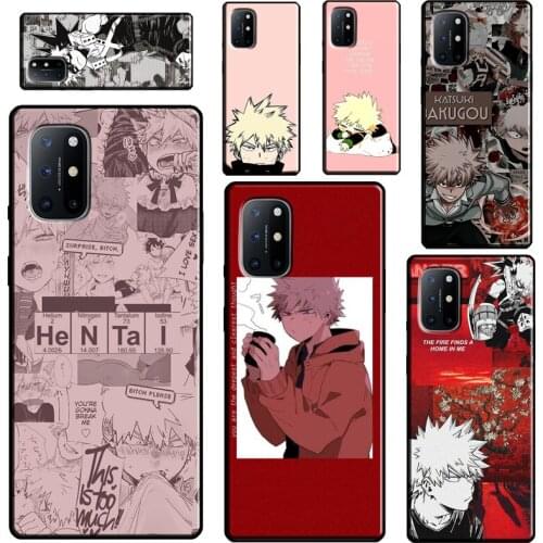 Bakugou katsuki aesthetic anime Case For Realme 6 7 8 Pro GT Neo C21 C11 C3 Q3 Pro Soft Cover For OnePlus 8T 7T 9R 8 9 Pro