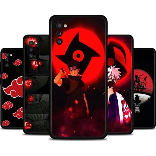 Smartphone Case for Samsung Galaxy A21s A21 A12 A11 A02s A02 A01 Cover Silicone Shell Soft Capa Anime Cloud Red Eye