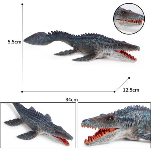 Jurassic dinosaur toy submarine solid Canglong plastic simulation animal ocean dinosaur model presents childrens toys gift