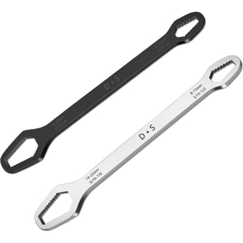 Double-Headed Multifunctional All-Purpose Wrench, 8Mm-22Mm Self-Tightening All-Purpose Wrench Repair Tool