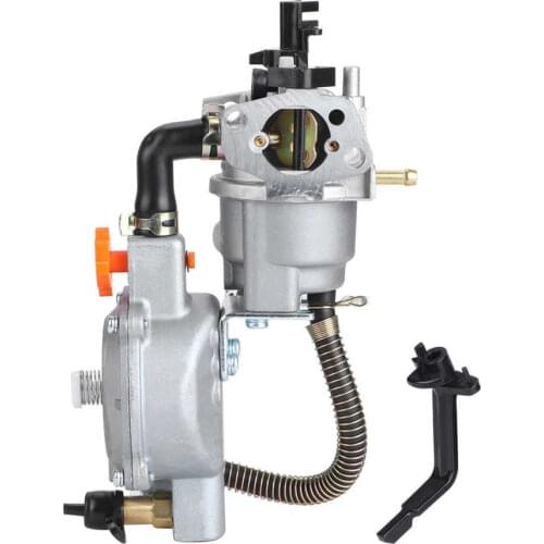 20.00x12.50x8.50cm Aluminum Carburetor Dual Fuel Carburetor LPG NG Conversion Kit For 2.8KW GX200 170F Manual Choking Coil
